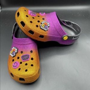 New Womens Size 6, 7, 8, 9, 10, 11 Disney Hocus Pocus Sparkle Crocs